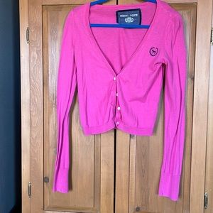 PINK VS cute cardigan. Non-smoke home. Lightly worn.